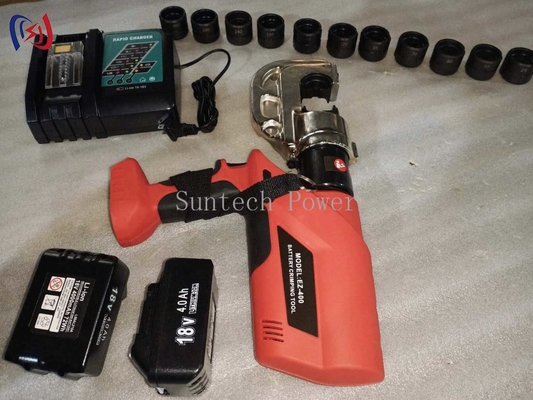 Battery Powered Hydraulic Crimping Pliers 60KN  - 250KN Hydraulic Terminal Crimper