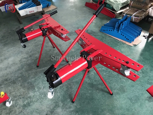 Strok 120mm - 380mm Hydraulic Pipe Bender Red Transmission Line Stringing Tools
