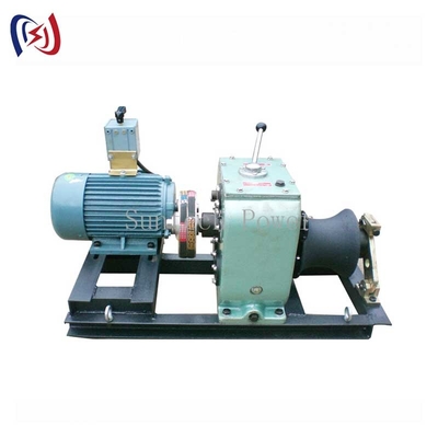 108KG 160KG Powered Winch Belt Drive Electromotor Transmission Line Stringing Tools