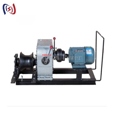 108KG 160KG Powered Winch Belt Drive Electromotor Transmission Line Stringing Tools