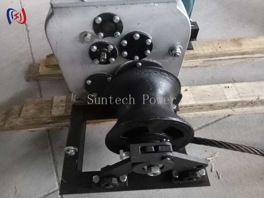 108KG 160KG Powered Winch Belt Drive Electromotor Transmission Line Stringing Tools