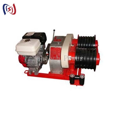 2000 - 3600RPM Cable Winch Machine 9KW Double Drum Winch Transmission Line