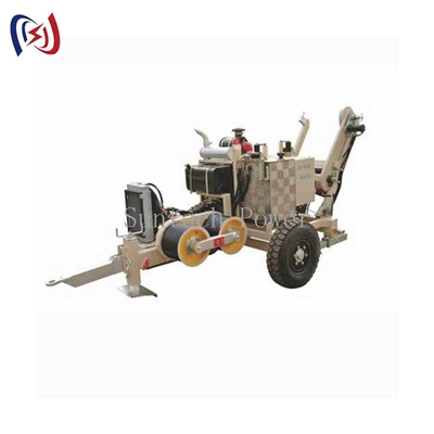 Hydraulic Traction Overhead Line Stringing Equipment Force Speed Stepless Adjustable