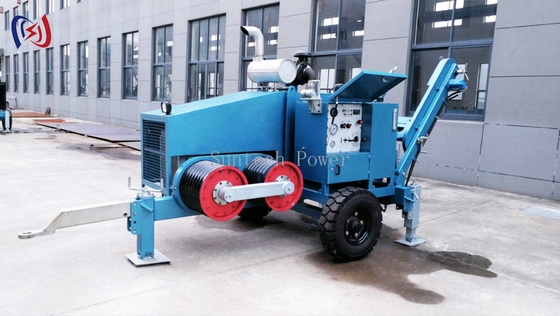 Hydraulic Traction Equipment With Wire Rope Automatic Winding Device