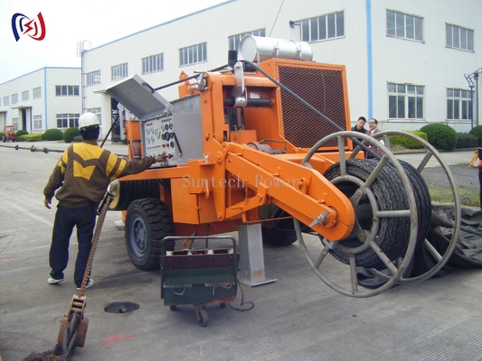 Hydraulic Traction Equipment With Wire Rope Automatic Winding Device