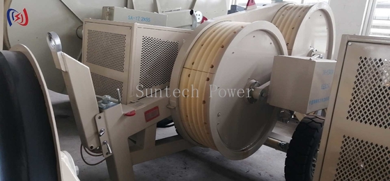 40KN Hydraulic Tensioning Tool Cable Tensioner Connect Hydraulic Conductor Reel Stand