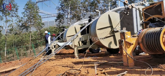 7.5 - 40KN Hydraulic Tension Equipment Constant Tension Conductor Stringing