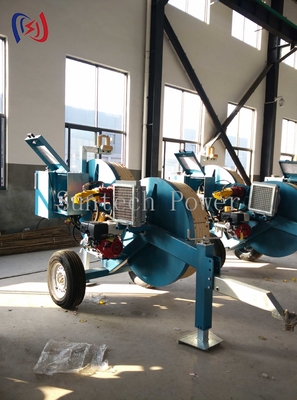 40KN Hydraulic Tensioning Tool Cable Tensioner Connect Hydraulic Conductor Reel Stand