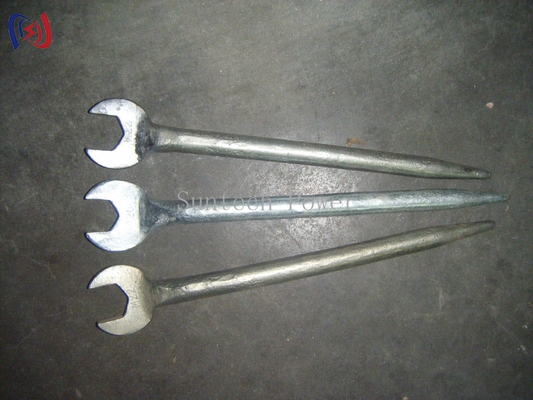 0.2 - 4.2KG Tower Erection Tools Open End Wrench With Sharp Tail