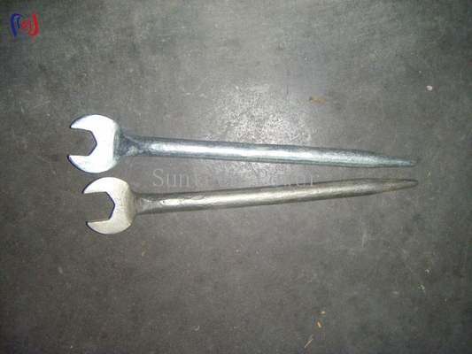 0.2 - 4.2KG Tower Erection Tools Open End Wrench With Sharp Tail