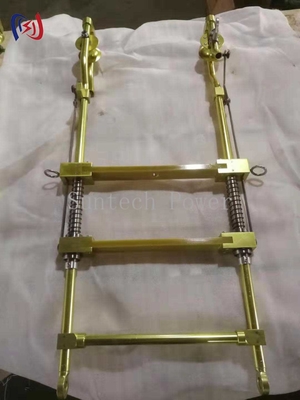 Hanging Insulation 1000mm Flexible Rope Aluminum Ladder Inspection Trolleys