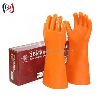 Guanti isolanti con manette rette di gomma lattice isolante guanti elettrici