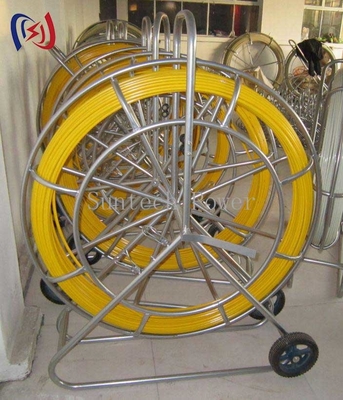 Fiberglass Duct Rodder Underground Fiber Optic Cable Fiberglass Duct Wire Rod Fish Tape For Cable Pulling