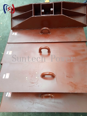 30KN - 160KN Ground Anchor Stringing Metal Ground Screw Anchors 105KG