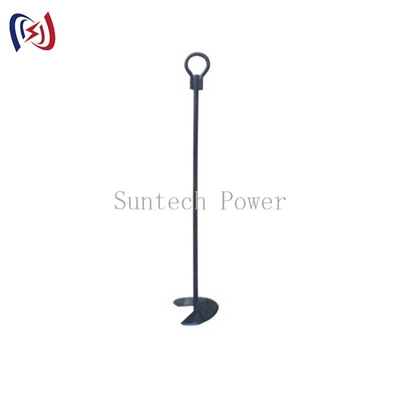 10KN - 50KN Earth Drill Construction Traction Line Lifting Floor Pole Screw Ground Anchor