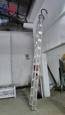 Aluminum Alloy Ladder Industrial Stringing Aluminum Alloy Suspension Ladder Single Telescopic