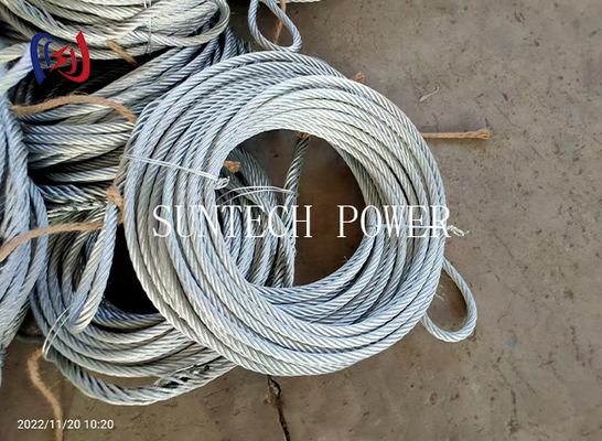 Transimission Line Pilot Steel Wire Rope Galvanized Anti Twisting Braided Steel Cable