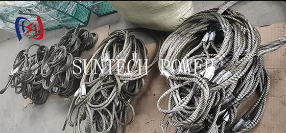 Transimission Line Pilot Steel Wire Rope Galvanized Anti Twisting Braided Steel Cable