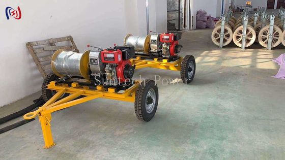 Portable Cable Pulling Winch - Compact Design for Utility & Telecom Line Installation​