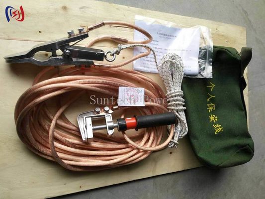 Compact Safety Grounding Wire Set For Electrical Maintenance Repair Work