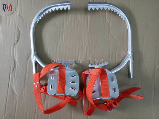 ​​Heavy Duty Steel Grapplers With Anti Slip Teeth For Secure Pole Climbing