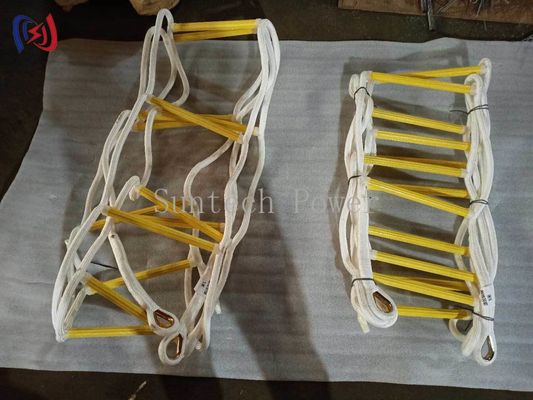 Heavy Duty Insulated Rope Ladder With Non Conductive Coating For Shock Protection​