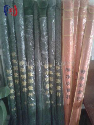 Adjustable Length Measuring Rod Transmission Line Stringing Tools For Utility Pole Height Assessment