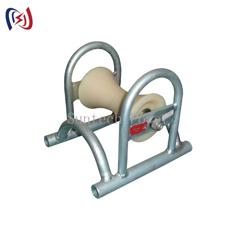 5KN 8.5KG Cable Ground Roller Steel Pipe Carrier Underground Cable Installation Equipment