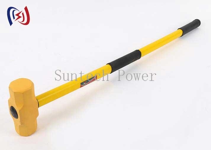 Big Octagonal Hammer Sledge Hammer Blacksmith Fiberglass Handle Tower Erection Tools