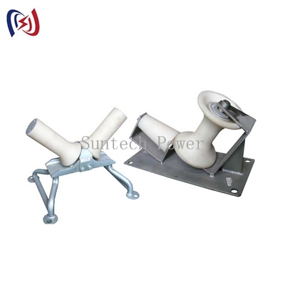 Cable Turning Radius Wire Pulling Rollers V Shaped Nylon Sheave